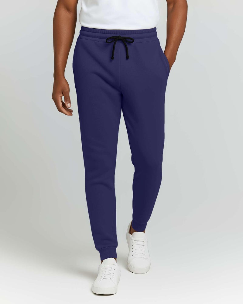 REALESSENTIALS Real Essentials 3 Pack: Men's Cotton Fleece Jogger Sweatpants - Athletic Pants Bottoms with Pockets, Set 1, XL, - Image 2